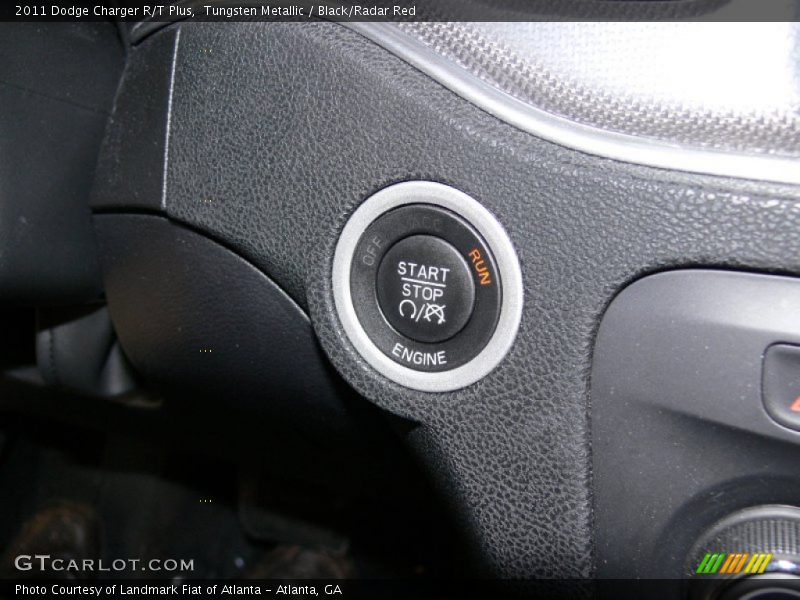 Tungsten Metallic / Black/Radar Red 2011 Dodge Charger R/T Plus