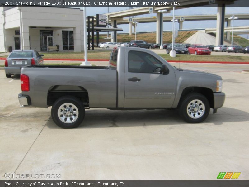 Graystone Metallic / Light Titanium/Ebony Black 2007 Chevrolet Silverado 1500 LT Regular Cab