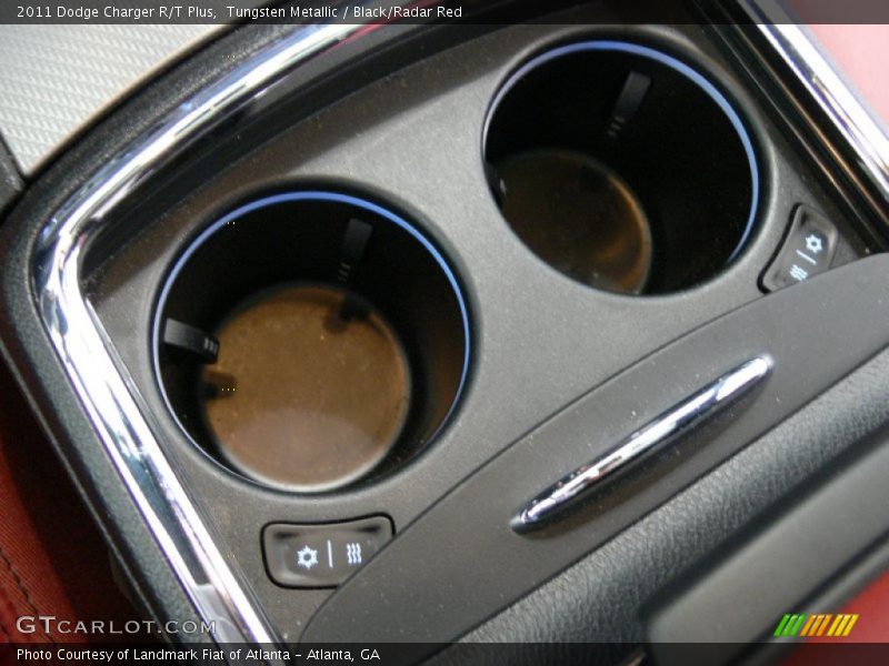 Tungsten Metallic / Black/Radar Red 2011 Dodge Charger R/T Plus