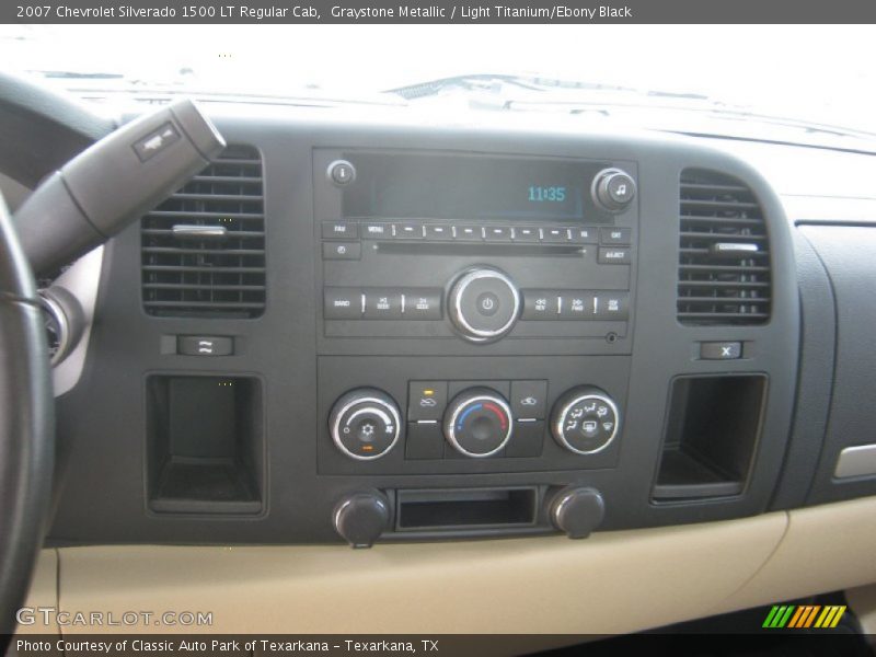 Graystone Metallic / Light Titanium/Ebony Black 2007 Chevrolet Silverado 1500 LT Regular Cab