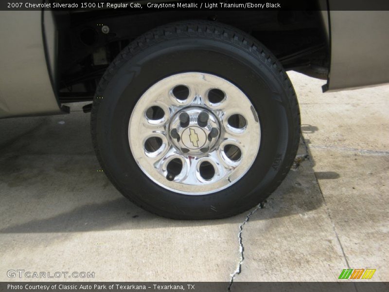 Graystone Metallic / Light Titanium/Ebony Black 2007 Chevrolet Silverado 1500 LT Regular Cab