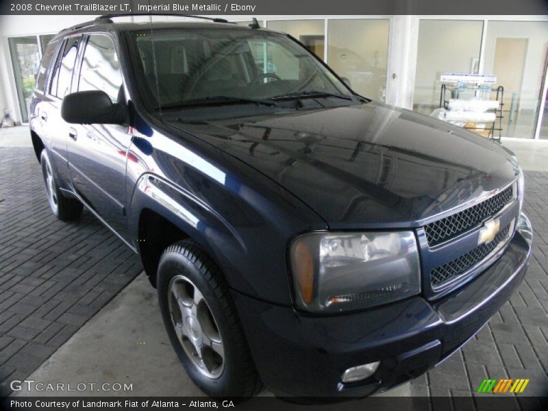Imperial Blue Metallic / Ebony 2008 Chevrolet TrailBlazer LT