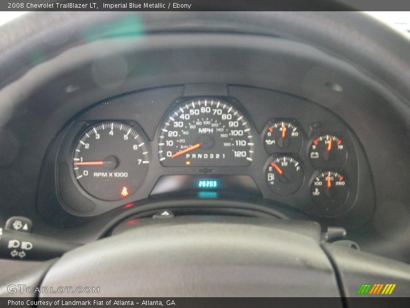 Imperial Blue Metallic / Ebony 2008 Chevrolet TrailBlazer LT