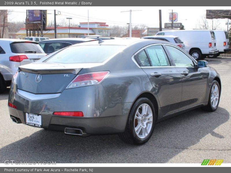Polished Metal Metallic / Ebony 2009 Acura TL 3.5