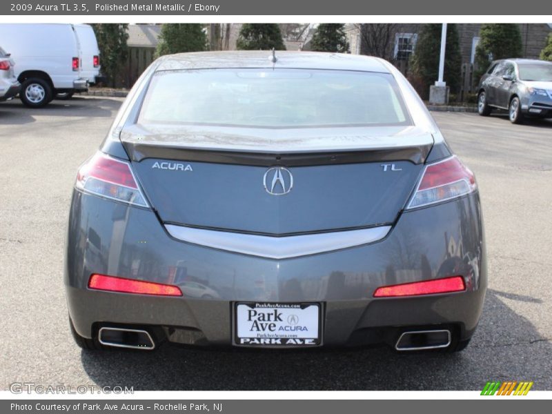 Polished Metal Metallic / Ebony 2009 Acura TL 3.5