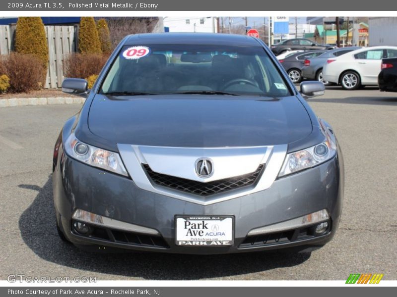 Polished Metal Metallic / Ebony 2009 Acura TL 3.5