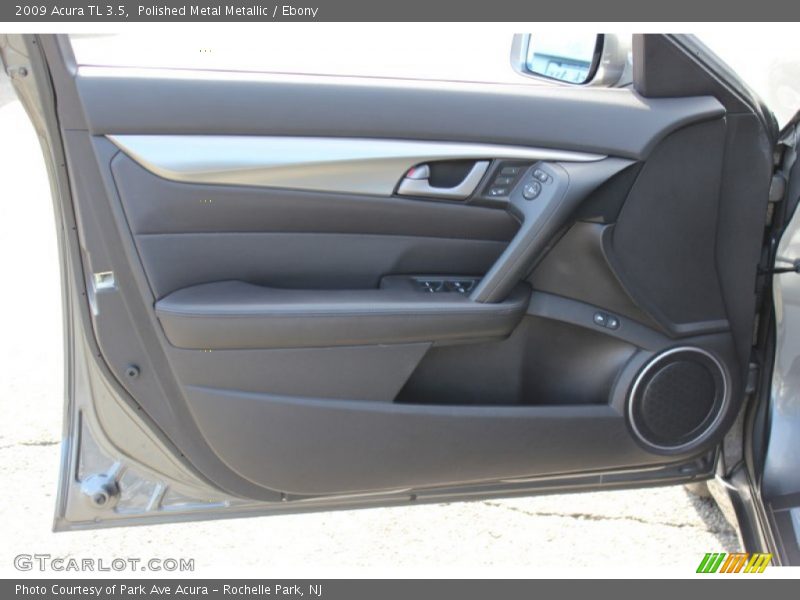 Polished Metal Metallic / Ebony 2009 Acura TL 3.5