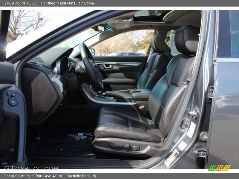 Polished Metal Metallic / Ebony 2009 Acura TL 3.5