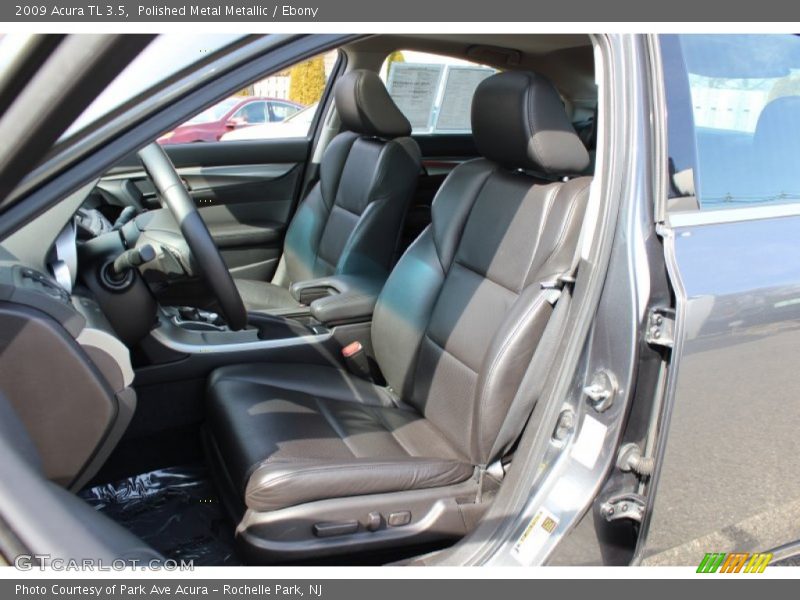 Polished Metal Metallic / Ebony 2009 Acura TL 3.5