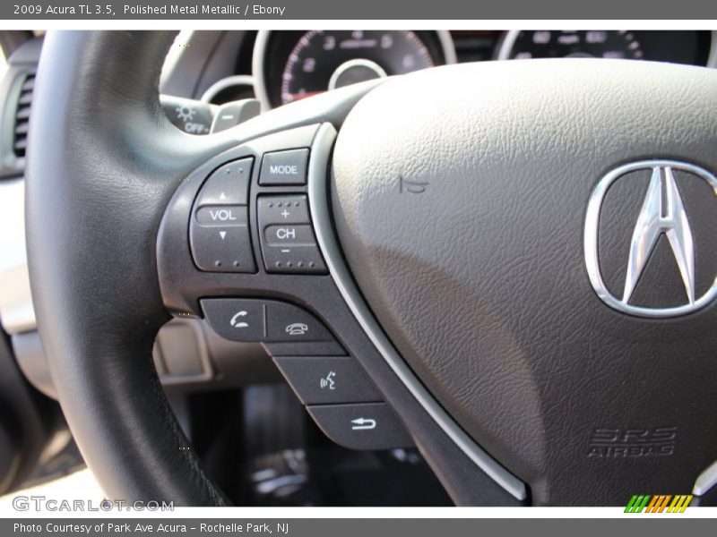 Polished Metal Metallic / Ebony 2009 Acura TL 3.5