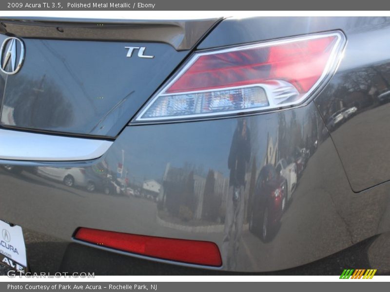 Polished Metal Metallic / Ebony 2009 Acura TL 3.5