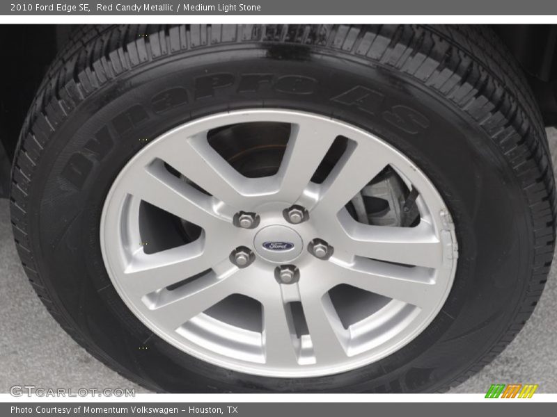 Red Candy Metallic / Medium Light Stone 2010 Ford Edge SE