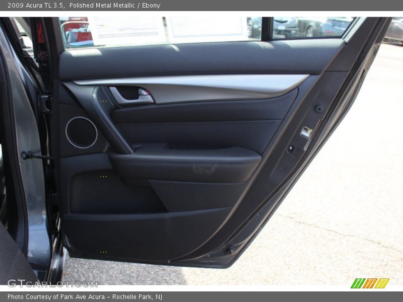 Polished Metal Metallic / Ebony 2009 Acura TL 3.5