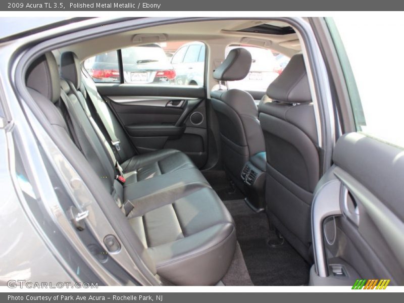 Polished Metal Metallic / Ebony 2009 Acura TL 3.5