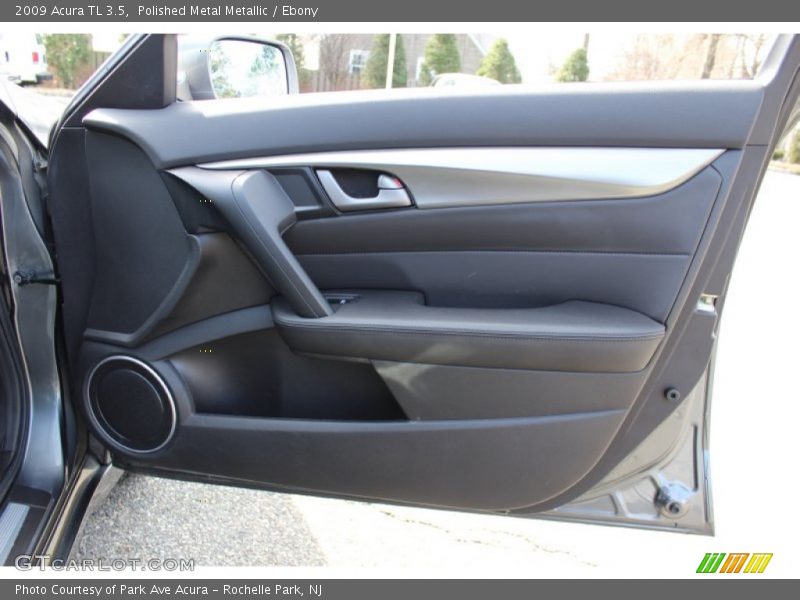 Polished Metal Metallic / Ebony 2009 Acura TL 3.5
