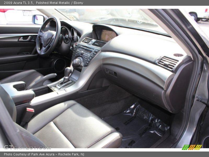 Polished Metal Metallic / Ebony 2009 Acura TL 3.5