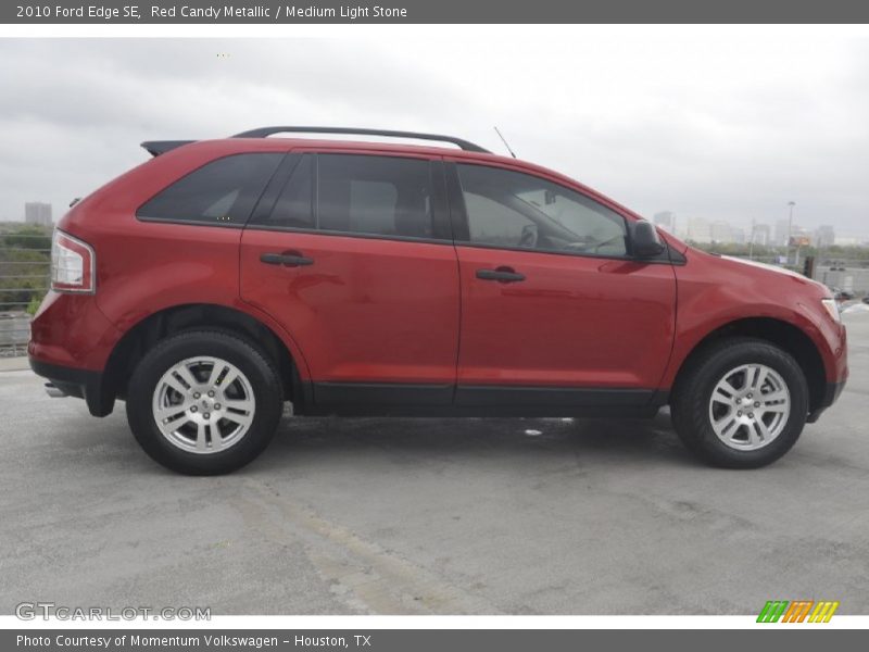 Red Candy Metallic / Medium Light Stone 2010 Ford Edge SE