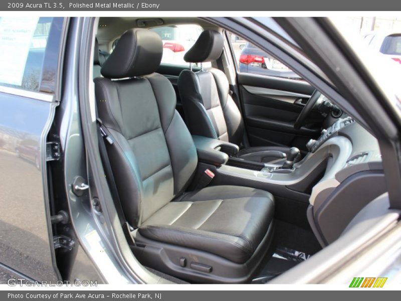 Polished Metal Metallic / Ebony 2009 Acura TL 3.5