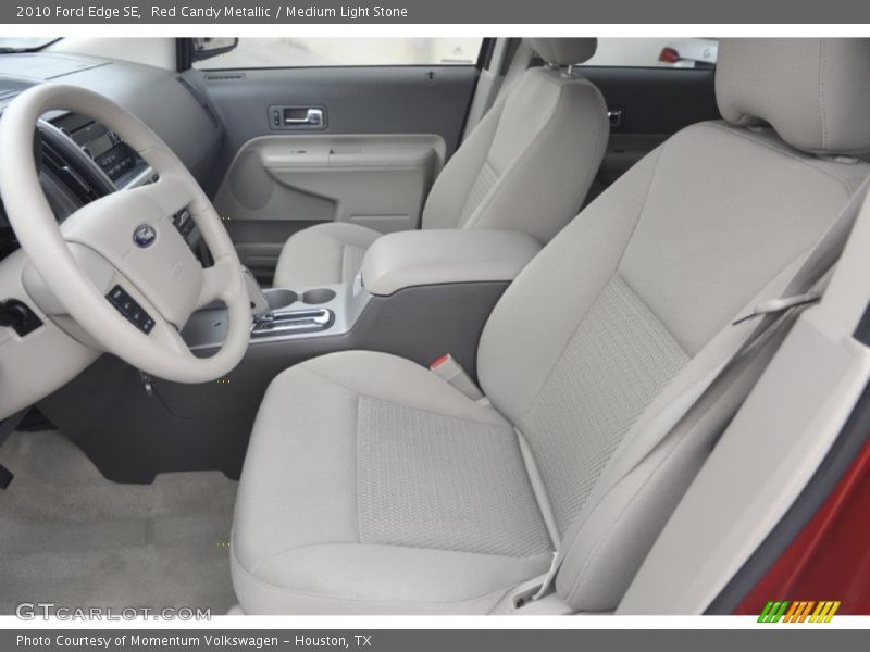 Red Candy Metallic / Medium Light Stone 2010 Ford Edge SE