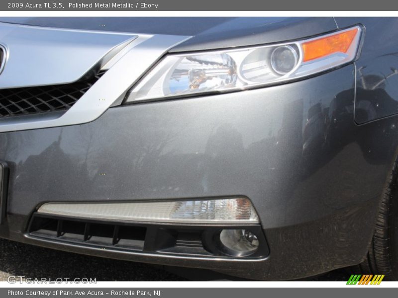 Polished Metal Metallic / Ebony 2009 Acura TL 3.5