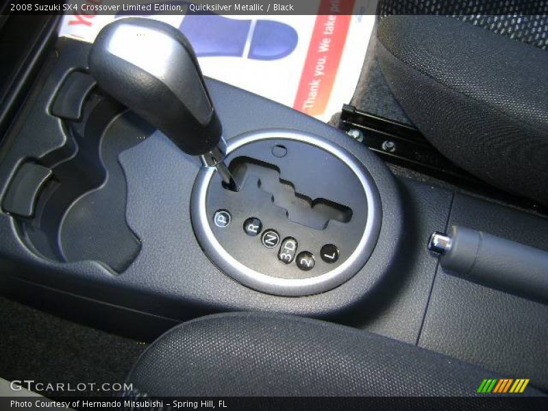 Quicksilver Metallic / Black 2008 Suzuki SX4 Crossover Limited Edition