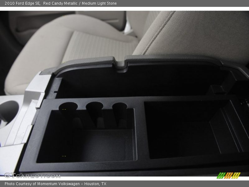 Red Candy Metallic / Medium Light Stone 2010 Ford Edge SE