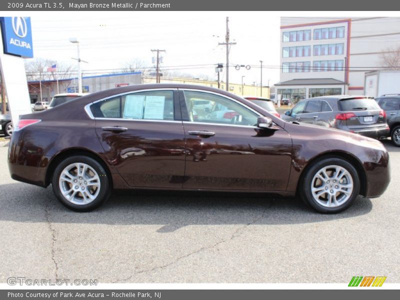 Mayan Bronze Metallic / Parchment 2009 Acura TL 3.5