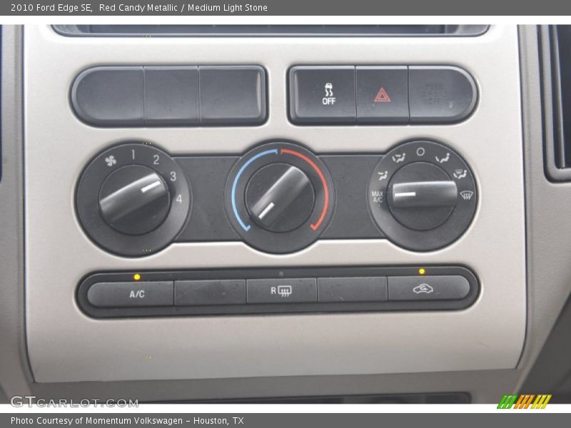 Red Candy Metallic / Medium Light Stone 2010 Ford Edge SE