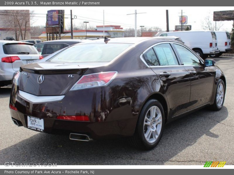 Mayan Bronze Metallic / Parchment 2009 Acura TL 3.5