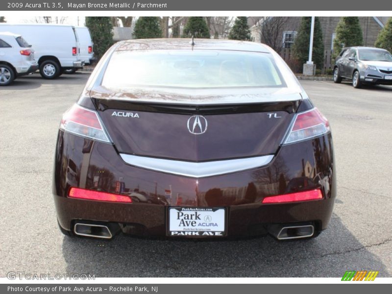 Mayan Bronze Metallic / Parchment 2009 Acura TL 3.5