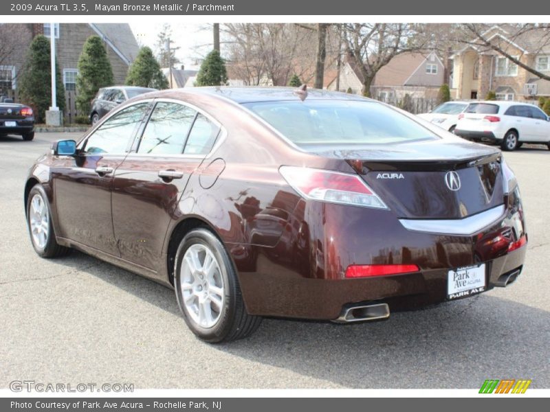 Mayan Bronze Metallic / Parchment 2009 Acura TL 3.5