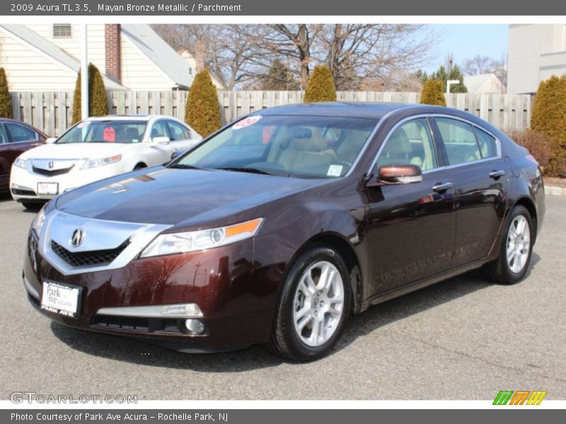 Mayan Bronze Metallic / Parchment 2009 Acura TL 3.5