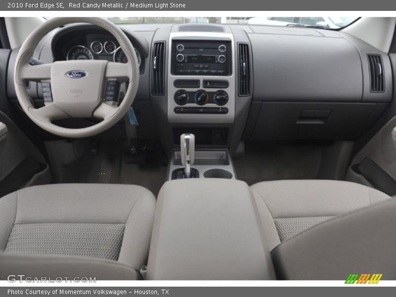 Red Candy Metallic / Medium Light Stone 2010 Ford Edge SE