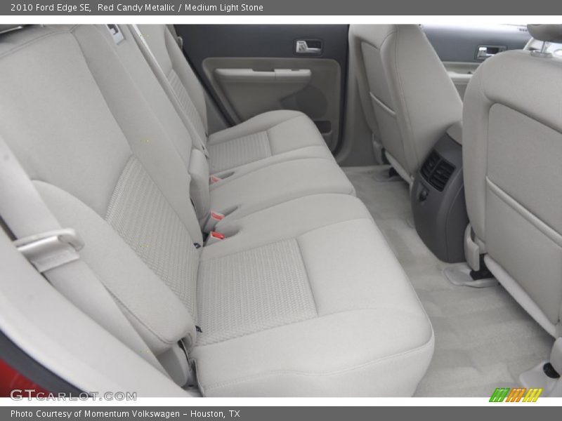 Red Candy Metallic / Medium Light Stone 2010 Ford Edge SE