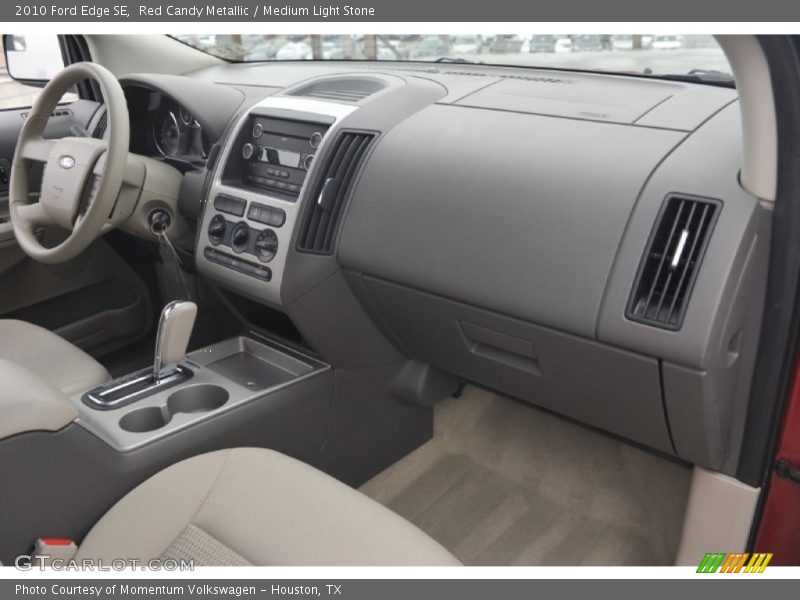 Red Candy Metallic / Medium Light Stone 2010 Ford Edge SE