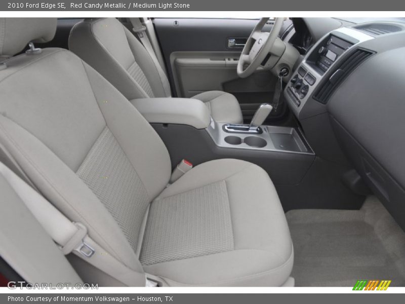 Red Candy Metallic / Medium Light Stone 2010 Ford Edge SE