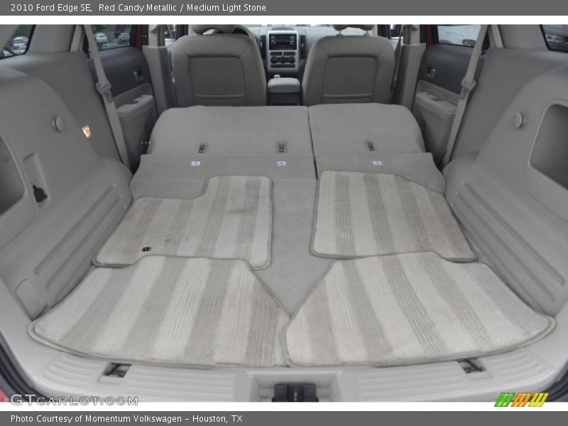 Red Candy Metallic / Medium Light Stone 2010 Ford Edge SE