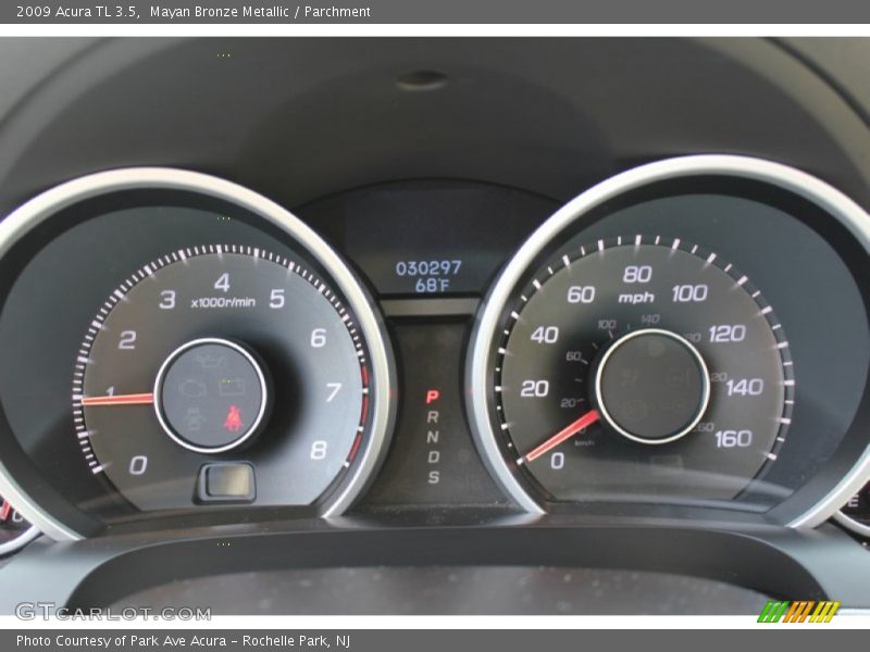 Mayan Bronze Metallic / Parchment 2009 Acura TL 3.5