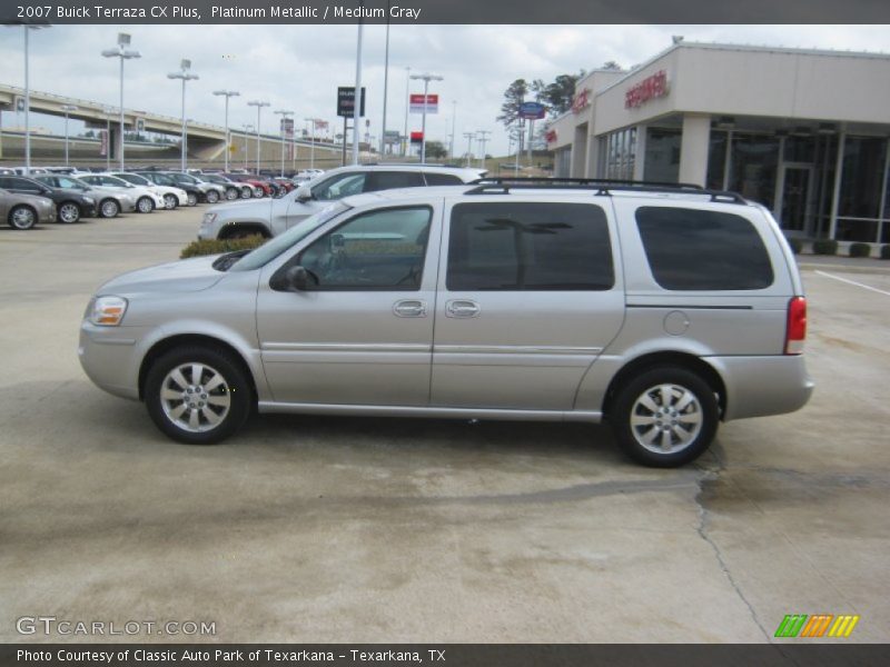 Platinum Metallic / Medium Gray 2007 Buick Terraza CX Plus