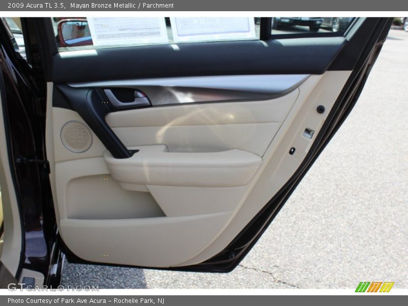 Mayan Bronze Metallic / Parchment 2009 Acura TL 3.5