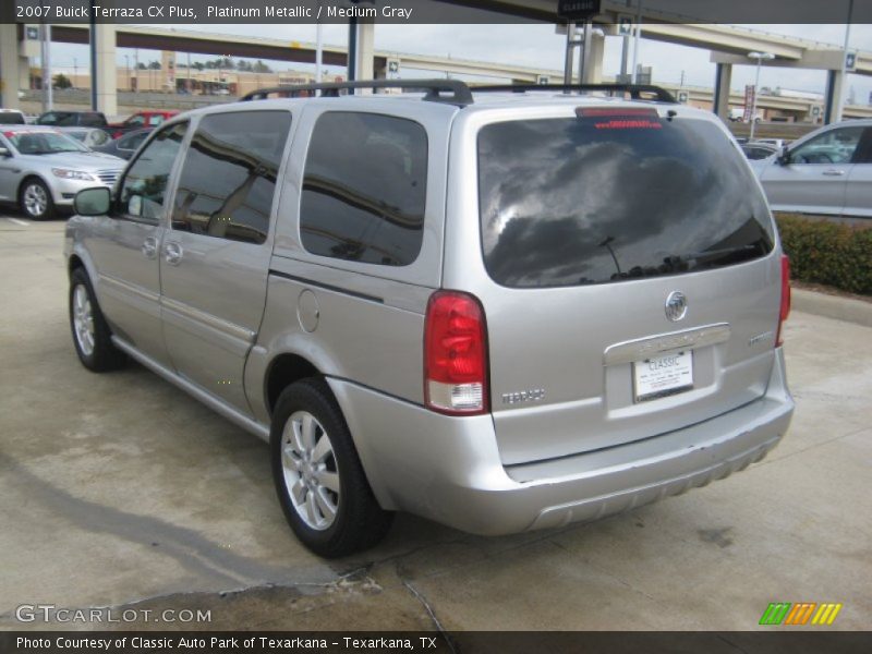 Platinum Metallic / Medium Gray 2007 Buick Terraza CX Plus