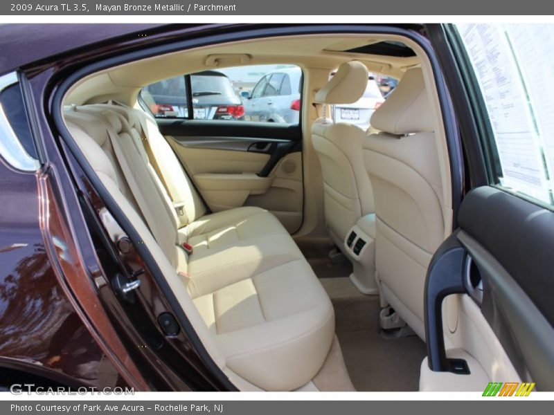 Mayan Bronze Metallic / Parchment 2009 Acura TL 3.5