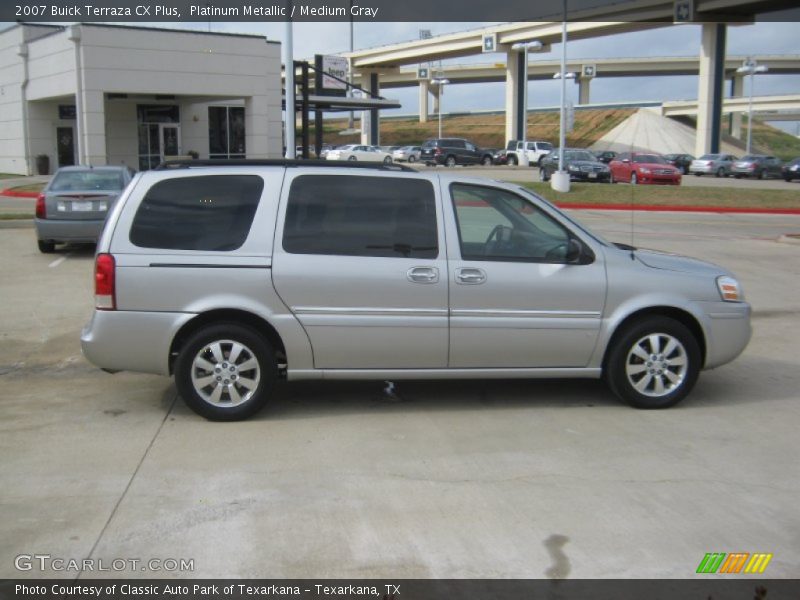 Platinum Metallic / Medium Gray 2007 Buick Terraza CX Plus