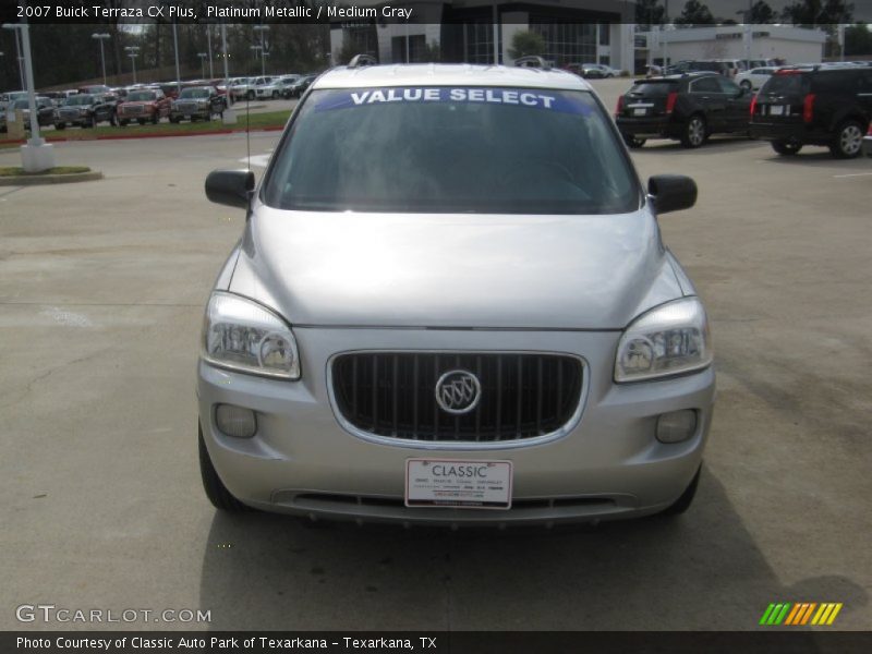 Platinum Metallic / Medium Gray 2007 Buick Terraza CX Plus