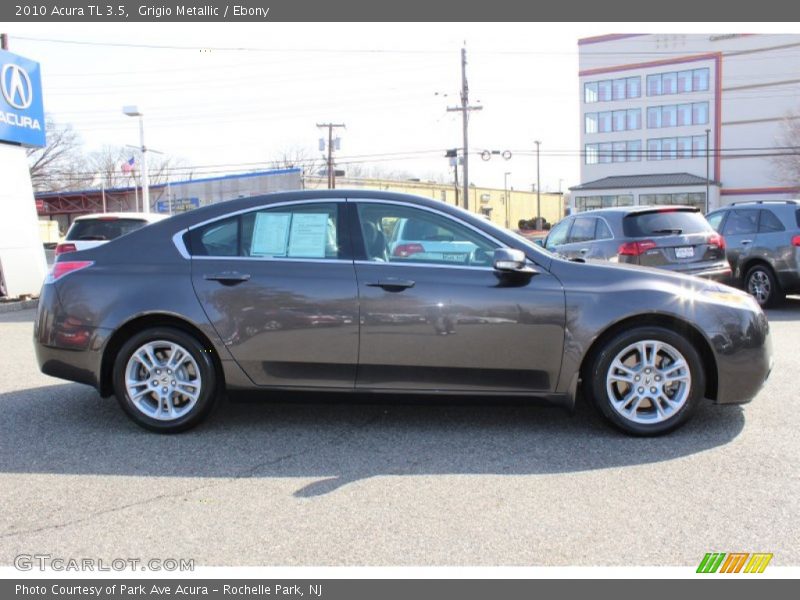 Grigio Metallic / Ebony 2010 Acura TL 3.5