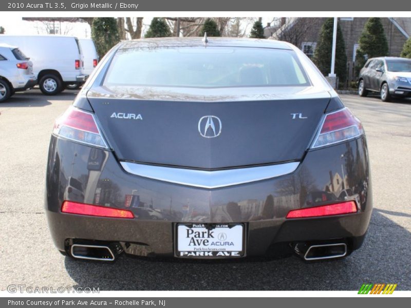 Grigio Metallic / Ebony 2010 Acura TL 3.5