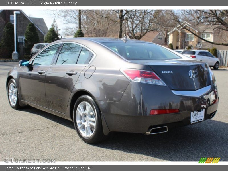 Grigio Metallic / Ebony 2010 Acura TL 3.5