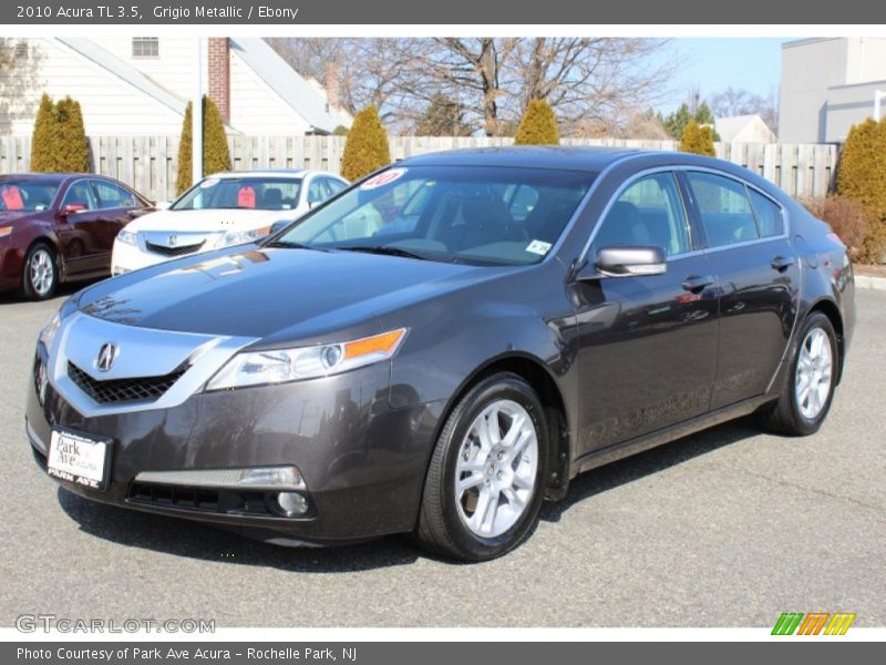 Grigio Metallic / Ebony 2010 Acura TL 3.5