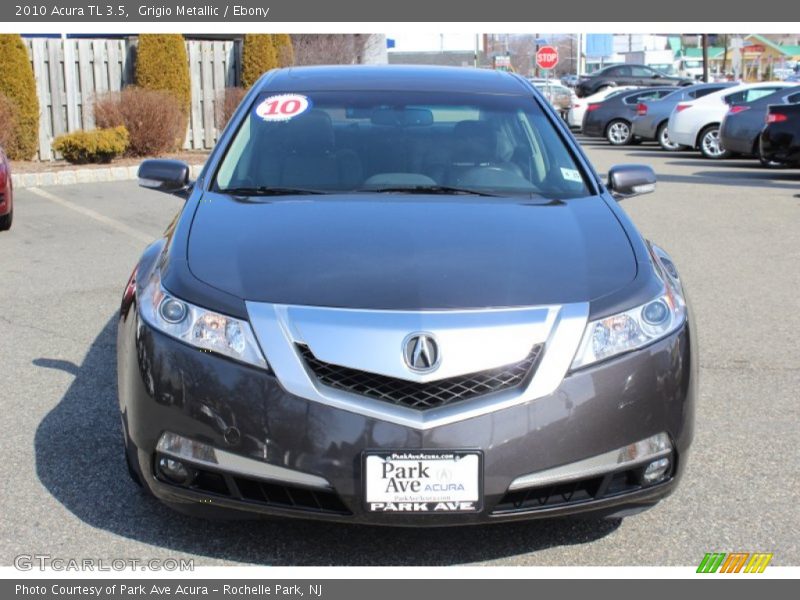 Grigio Metallic / Ebony 2010 Acura TL 3.5
