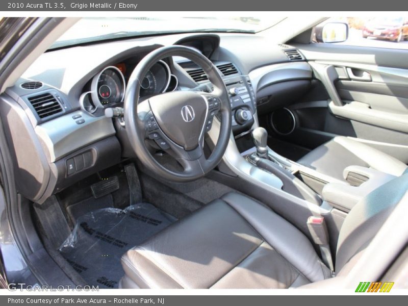 Grigio Metallic / Ebony 2010 Acura TL 3.5